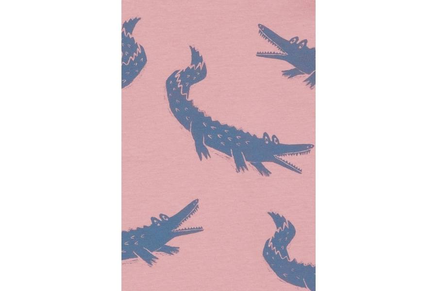 Päälä Kindershirt Crocodiles - Pink Joy