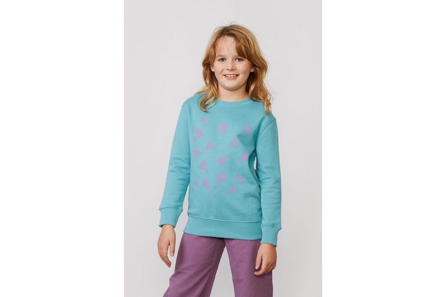 Päälä Kids Sweater Girolle - Pool Blue