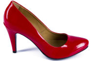 Eco Vegan Shoes - Estelle High heels red
