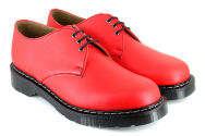 Vegetarian Shoes - 3 eye shoe bright red