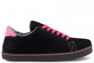 EVS Sneaker - Black-hot pink