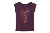 Päälä Raglan Shirt Wildflower Bouquet - Eggplant