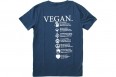 VEGA-LIFE Vegan Print shirt - Navy