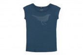 Päälä Raglan Shirt Woosh Trush - Denim Blue