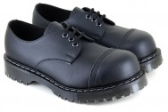 Vegetarian Shoes Airseal 3 eye Steel Toe - Black