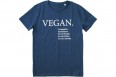 VEGA-LIFE Vegan Print shirt - Navy