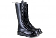 Vegetarian Shoes Airseal 20 Eye  Boot Smooth - Black