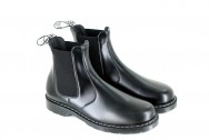 Vegetarian Shoes Airseal Chelsea Boot Smooth Lite - Black