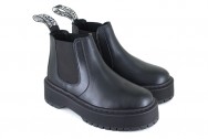 Vegetarian Shoes Zoey Mega Boot - Black
