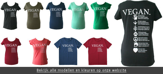 De nieuwe Vegan Print shirts van VEGA-LIFE