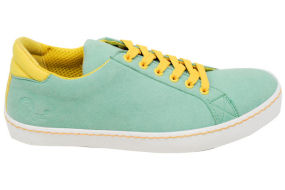Eco Vegan Shoes - Sneaker Seagreen Lemon