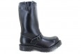 Vegetarian Shoes Airseal Engineers Boot Steel Toe Smooth - Black