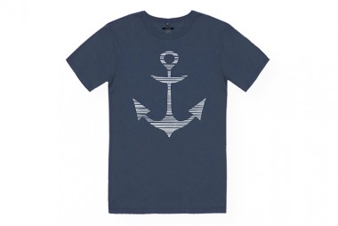 Päälä T-shirt Anchor - Denim Blue