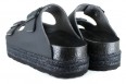 Vegetarian Shoes Chunky Two Strap sandal - Black