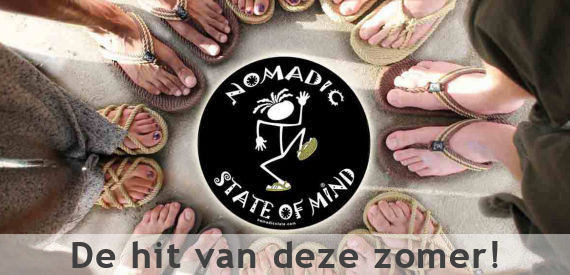 De sandalen van Nomadic State of Mind - verkrijgbaar bij VEGA-LIFE