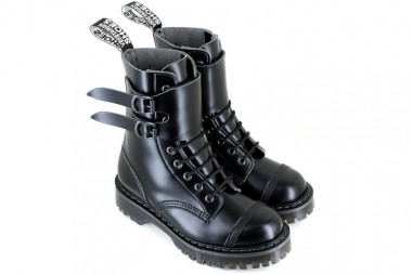 Vegetarian Shoes Airseal Twin Buckle Boot – Black