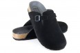 Vegetarian Shoes Moab Slipper Fake Suede - Black