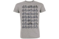 Greenbomb t-shirt bike al over licht heather grey