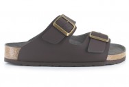 Vegetarian Shoes Two Strap Sandaal - Bruin