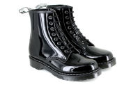 Vegetarian Shoes - Boulder Boot Patent Black