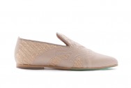 A Perfect Jane Escollera Loafer - Jute / Taupe