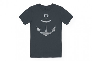 Päälä T-shirt Anchor - Charcoal Grey
