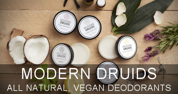 De Deodorant van Modern Druids verkrijgbaar bij VEGA-LIFE
