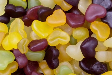 Candy Freaks Vegan hearts per 100 gram