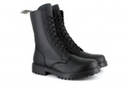 Vegetarian Shoes Combat Boot - Black
