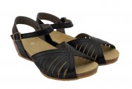 BioWorld Footwear Sandaal Malaga - Black