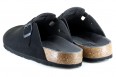 Vegetarian Shoes Moab Slipper Fake Suede - Black