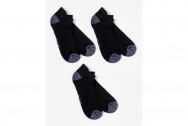 BAM Bamboo Clothing Bamboe Sneaker Sokken Black-Grey 3-pack