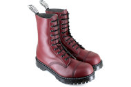 vegetarian shoes airseal-10-eye-boot-cherry-red