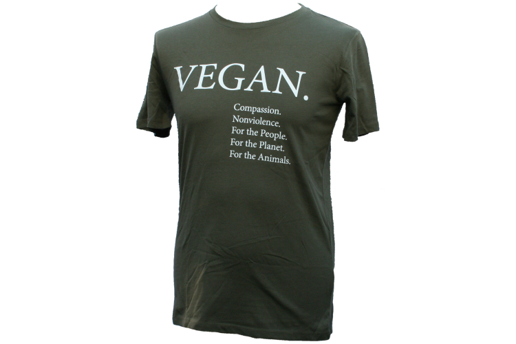 Vegan Print T-Shirt |