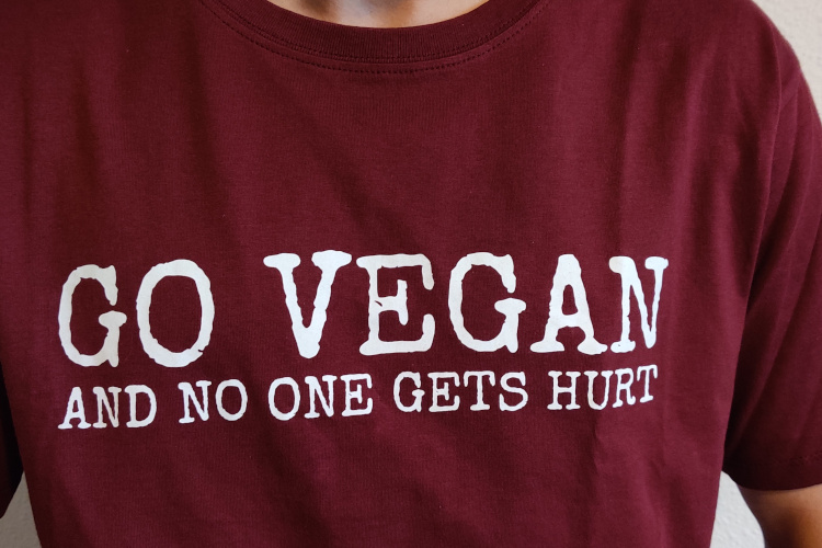 VEGA-LIFE Go Vegan T-shirt - | VEGA-LIFE